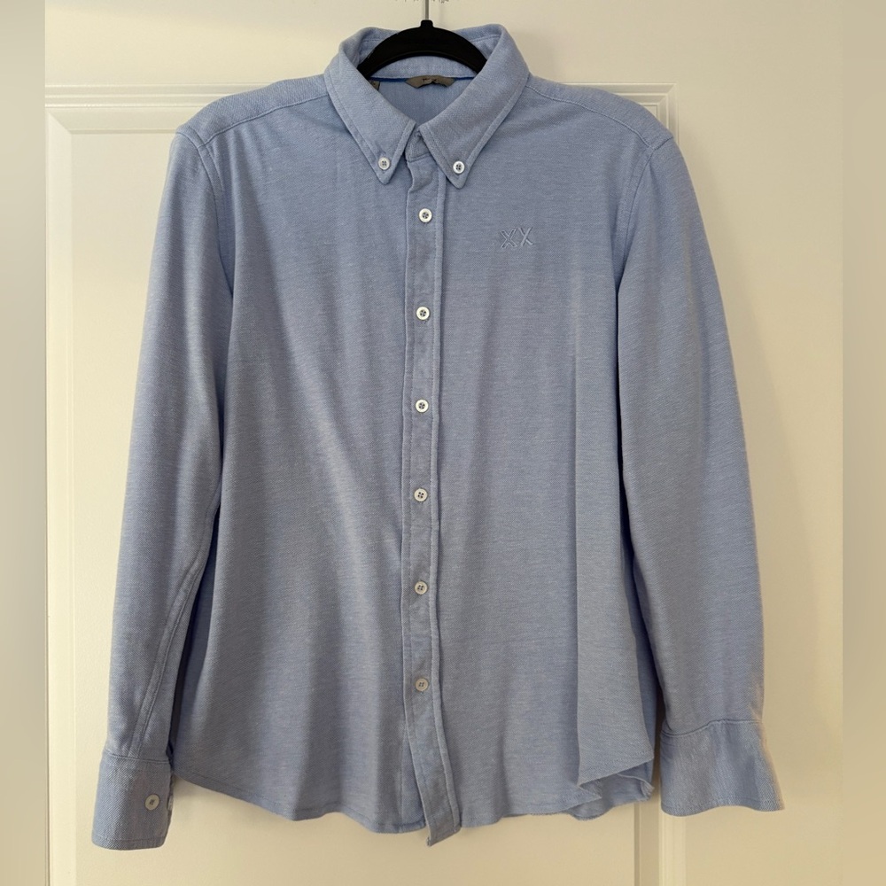 Mexx Light Blue Casual Button-Down Shirt
